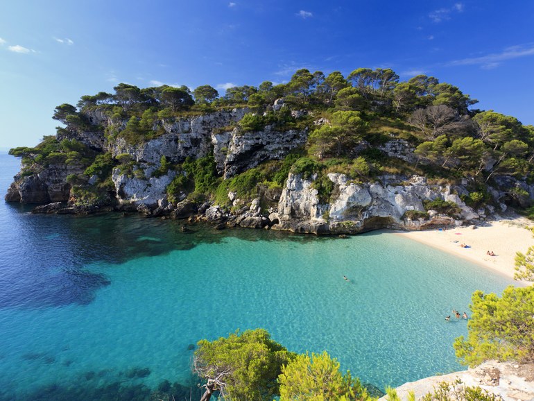 As melhores praias da Europa - Cala Macarella, Menorca, Espanha