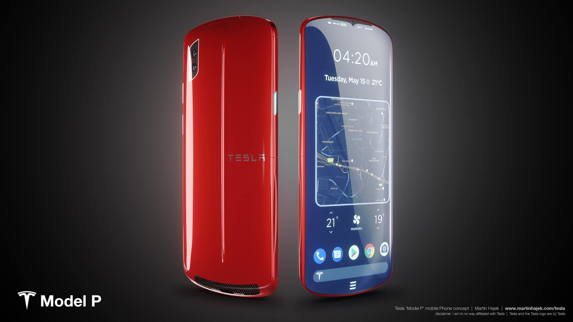 telemóvel da Tesla 