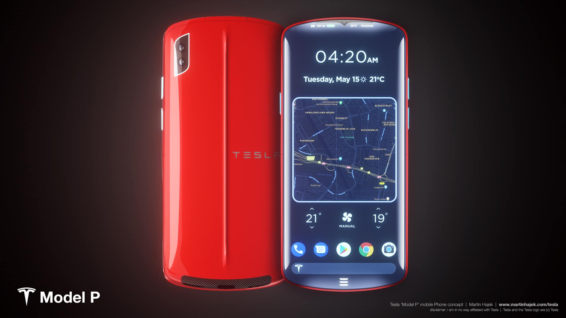 telemóvel da Tesla 